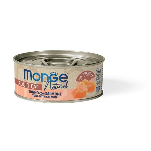Monge Natural Cat konzerv Tonhal lazaccal 80g  80 g