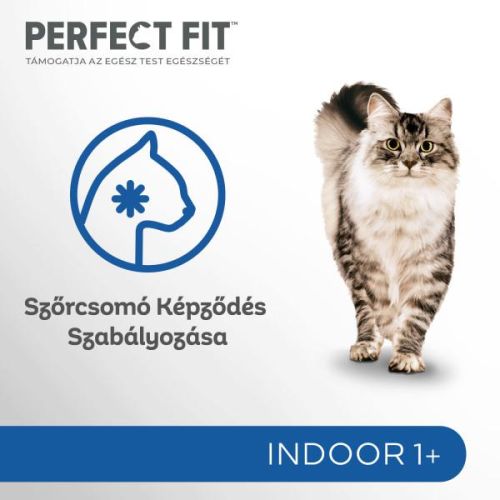 Perfect Fit alutasak csirke-lazac ízesítésben benti macskák részére 4 x  85 g