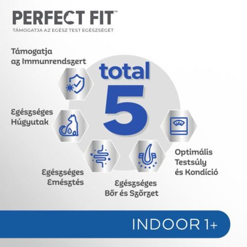 Perfect Fit alutasak csirke-lazac ízesítésben benti macskák részére 4 x  85 g