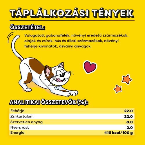 Dreamies jutalomfalat macskagyökér ízesítésben macskák részére 60 g  60 g