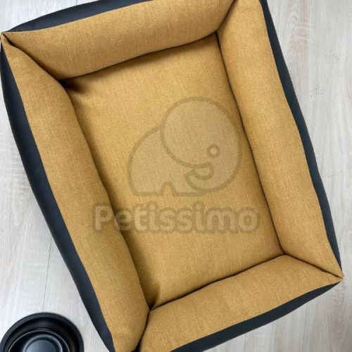 NRDOGS Soft Basket kutyafekhely - okkersárga  60x40 cm