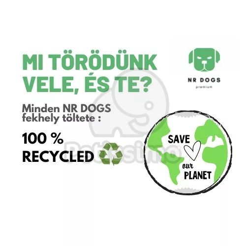 NRDOGS Eco Basket kutyafekhely - szürke  80x60 cm