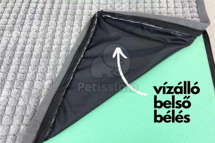 NRDOGS Gomez vízhatlan kutyafekhely - szürke  100x70 cm