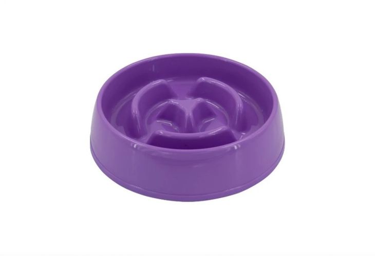 ZooBeeDoo etetőtál evéslassító lila 375 ml   1 db