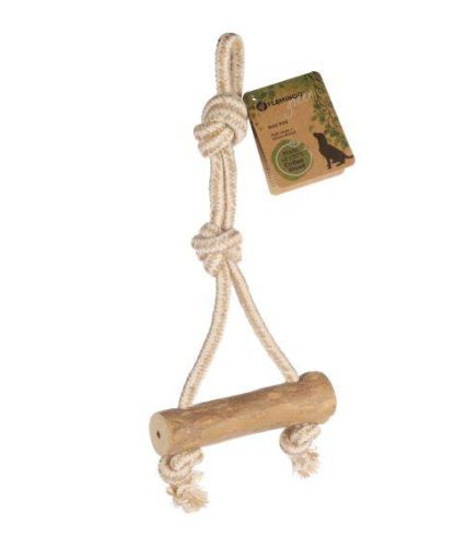 Flamingo kávéfa és kötél 33 cm x 14 cm  1 db