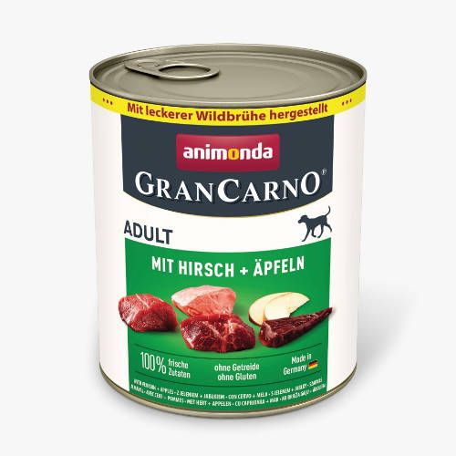 Animonda GranCarno Adult konzerv, sertés, szarvas és alma  800 g
