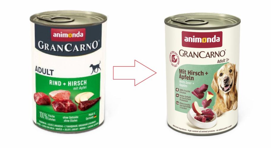 Animonda GranCarno Adult konzerv, szarvas és alma  800 g