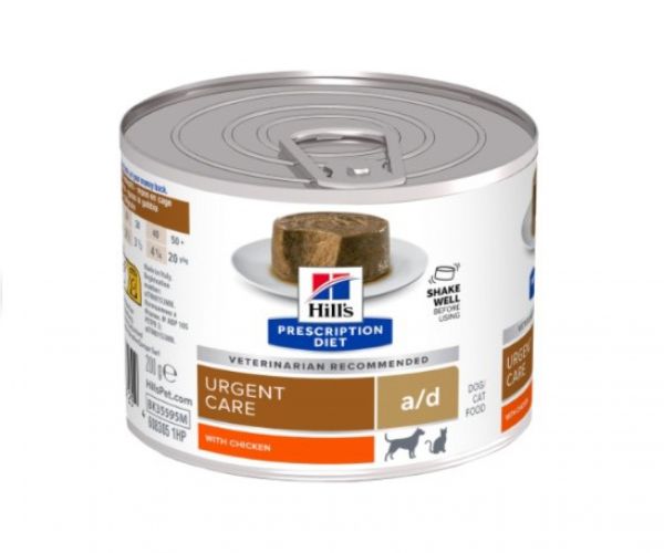 Hill's Prescription Diet a/d Urgent Care Chicken kutya- és macskatáp - konzerv  200 g