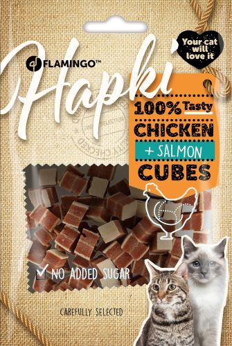 Flamingo Snacks Hapki Kockák macskaeledel  50 g
