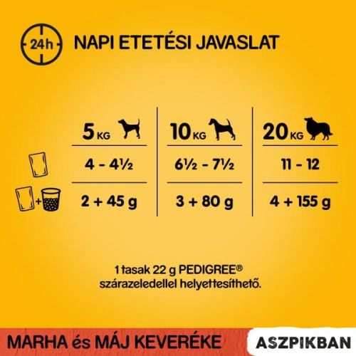 Pedigree alutasakos eledel marhával  100 g