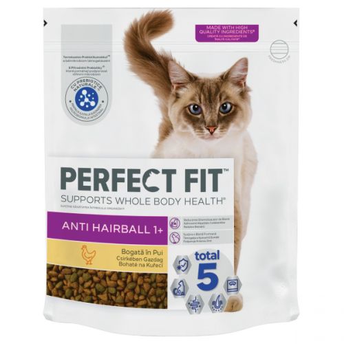 Perfect Fit Anti Hairball 1+ macskaeledel szőrlabda ellen csirkével  1.4 kg