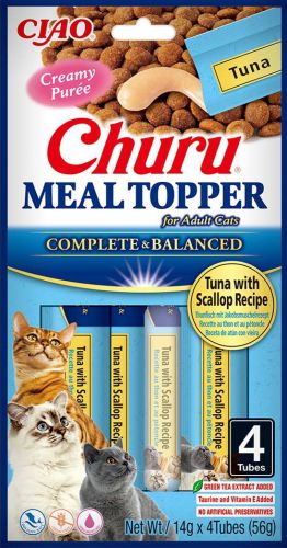 Inaba Cat Churu Meal Topper - tonhal-kagyló 4 x  14 g