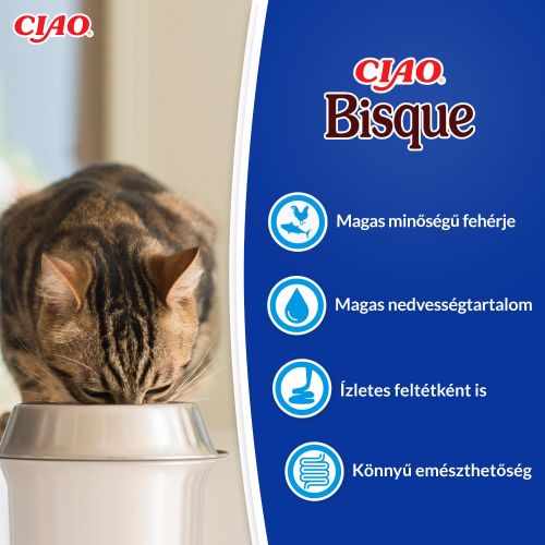 Inaba Cat Ciao Bisque - tonhal  40 g