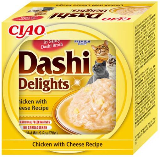 Inaba Cat Churu Dashi Delights - csirke-sajt  70 g