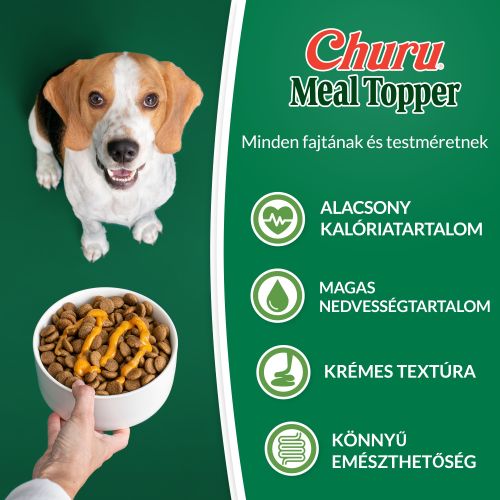 Inaba Dog Churu Meal Topper - csirke-marha 4 x  14 g