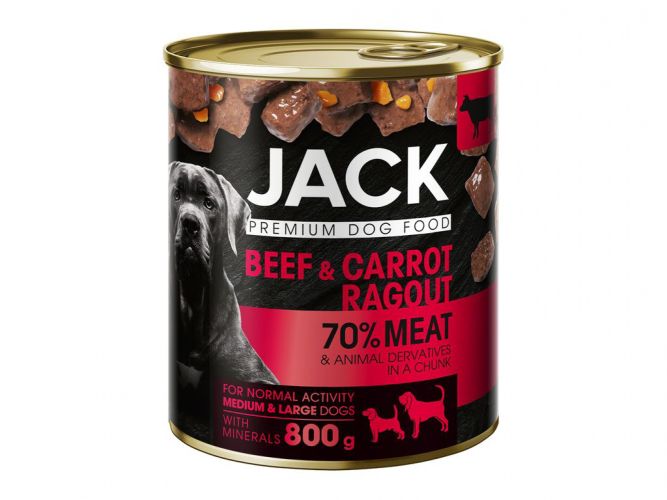 Jack konzerv - marha-répa ragu  800 g