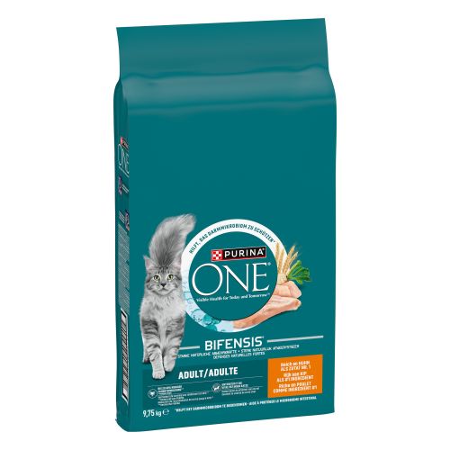 Purina ONE Csirkében és teljes kiőrlésű gabonákban gazdag száraz eledel  9.75 kg