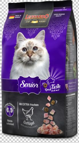 Leonardo Senior baromfihússal száraz táp idősebb macskáknak  1.8 kg