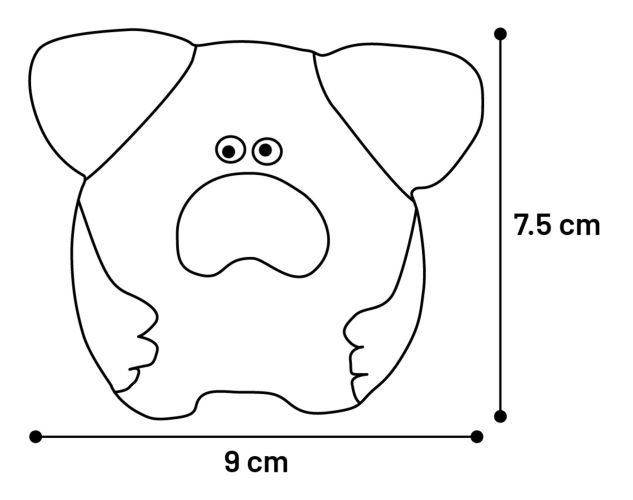 Flamingo latex játék - Dumbo malac, medve, nyúl  1 db