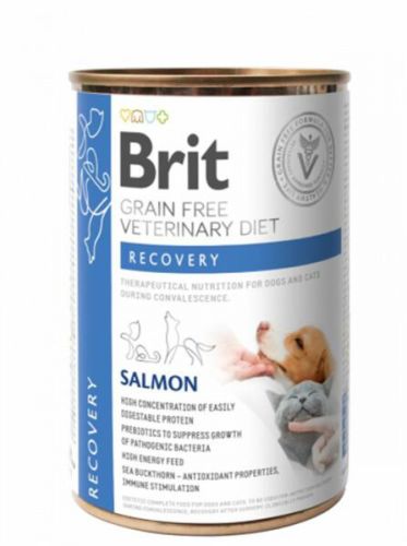 Brit Veterinary Diet Recovery konzerv kutyáknak és macskáknak  400 g