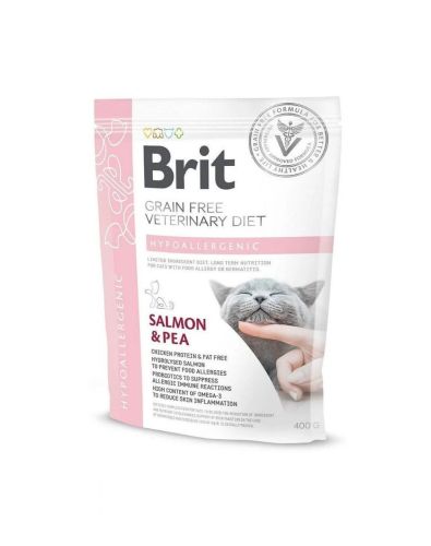 Brit Veterinary Diet hipoallergén táp macskáknak  400 g