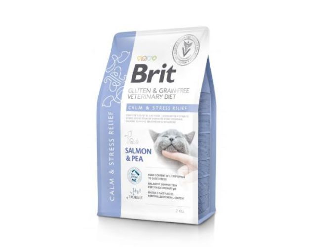 Brit Veterinary Diet nyugtató hatású táp macskáknak  2 kg