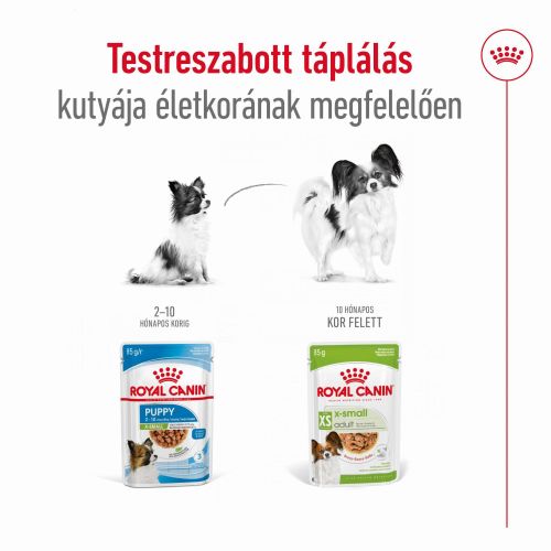 Royal Canin X-Small Adult - alutasakos eledel nagyon kis termetű felnőtt kutyák részére  85 g