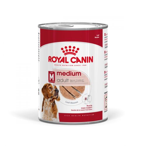 Royal Canin Medium Adult - közepes testű felnőtt kutya konzerv  410 g