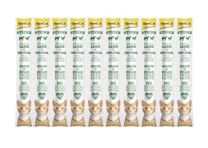 GimCat Sticks - bárány-baromfi  10 db