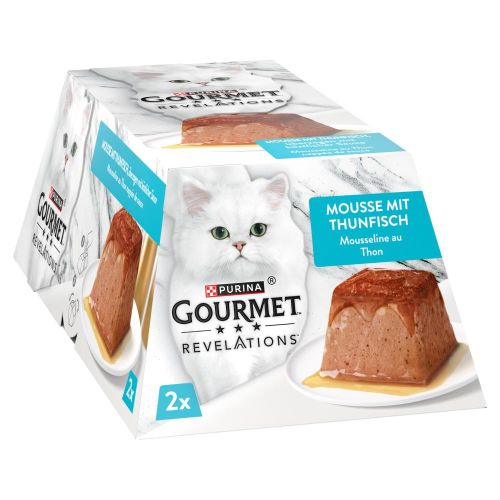 Gourmet Revelations pástétom tonhallal és szósszal - nedves macskaeledel 2 x 57 g