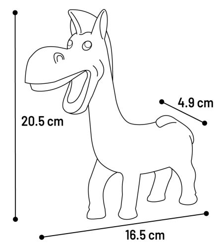 Flamingo latex játék - Dungo szamár  1 db