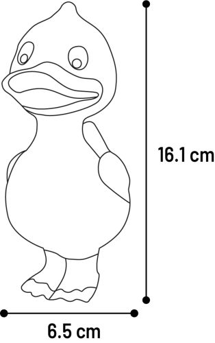 Flamingo latex játék - kiskacsa  1 db