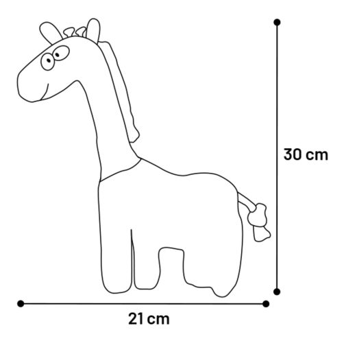 Flamingo Saffia játék zsiráf   1 db