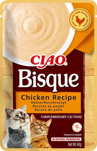 Inaba Cat Ciao Bisque - csirke  40 g