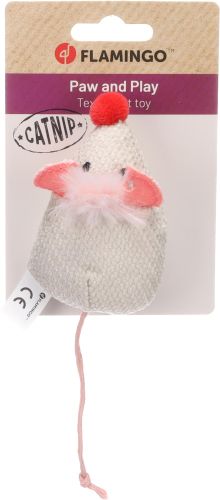 Flamingo macskajáték - Lovu egér macskamentával  1 db