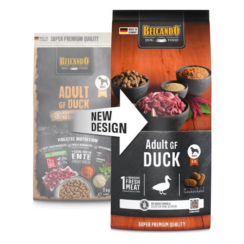 Belcando Adult Grain-Free Duck - gabonamentes száraztáp kacsahússal  4 kg