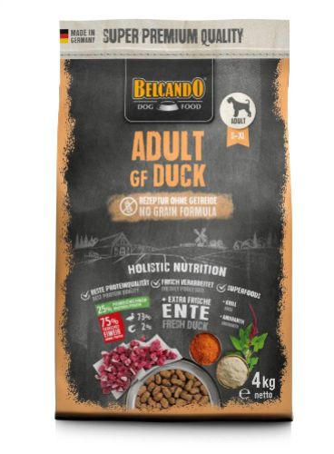 Belcando Adult Grain-Free Duck - gabonamentes száraztáp kacsahússal  4 kg