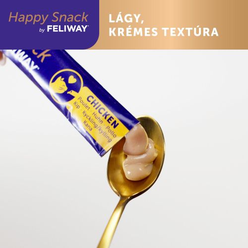 Feliway Happy Snack Chicken - jutalomfalat csirke ízesítéssel  6 db