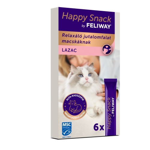 Feliway Happy Snack Salmon - jutalomfalat lazac ízesítéssel  6 db