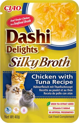 Inaba Cat Dashi Delights Silky Broth - csirke-tonhal  40 g