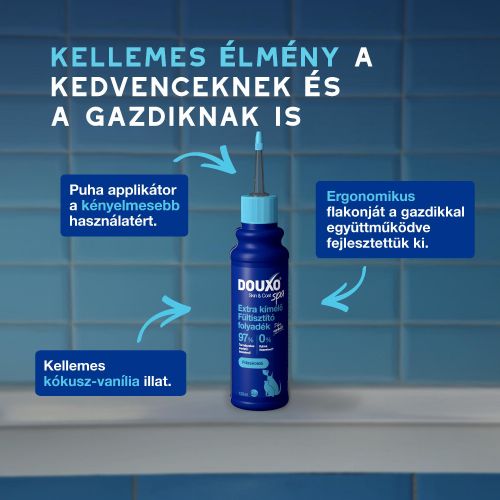 DOUXO SPA fültisztító folyadék kutyák és macskák számára  120 ml