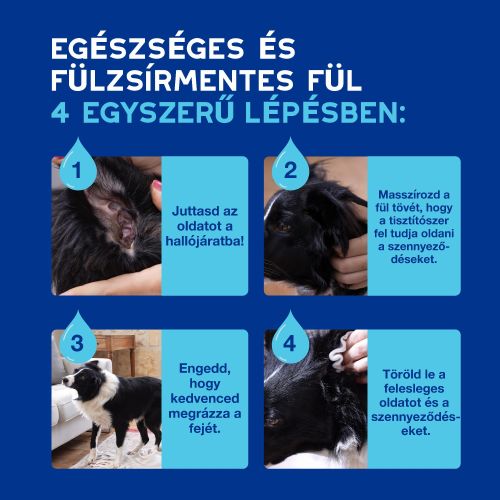 DOUXO SPA fültisztító folyadék kutyák és macskák számára  120 ml