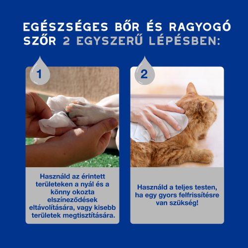 DOUXO SPA nedves törlőkendő kutyák és macskák számára  100 db