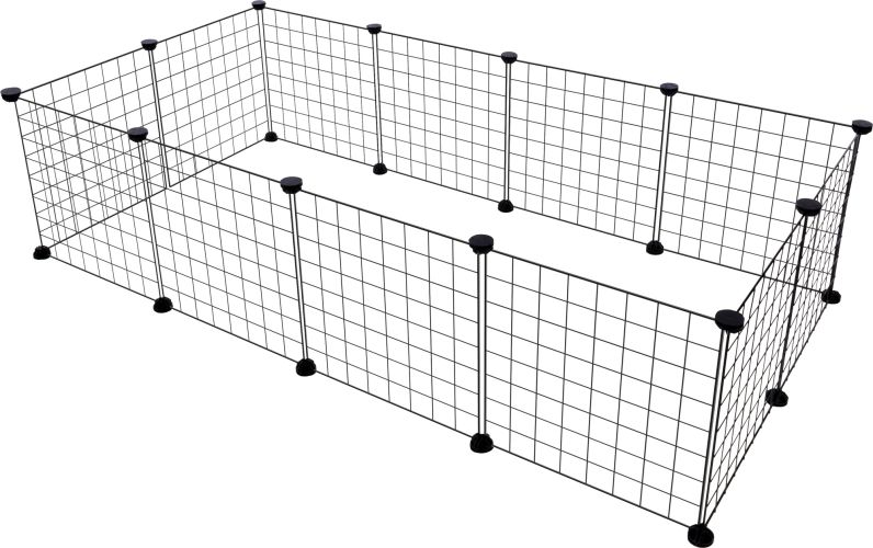 Flamingo kisállat karám - fekete  1 db