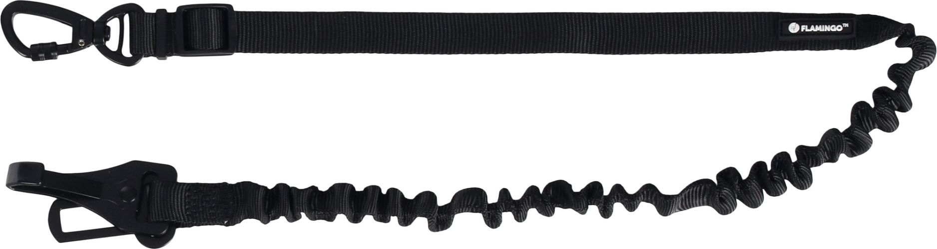 Flamingo biztonsági öv - gumis, fekete 2 cm x 80-90 cm   1 db