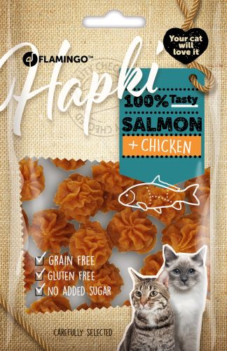 Flamingo Snack - Hapki Salmon + Chicken - lazacos csirkés  50 g