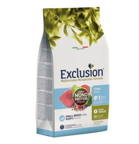 Exclusion Mediterraneo Monoprotein Puppy Tuna Small Breed száraz kutyatáp  2 kg