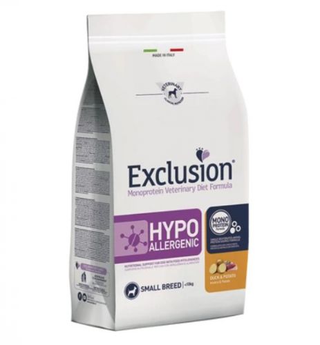 Exclusion Hypoallergenic Duck & Potato Small Breed száraz kutyatáp  2 kg