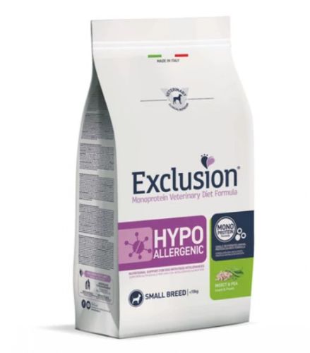 Exclusion Hypoallergenic Insect & Pea Small Breed száraz kutyatáp  2 kg