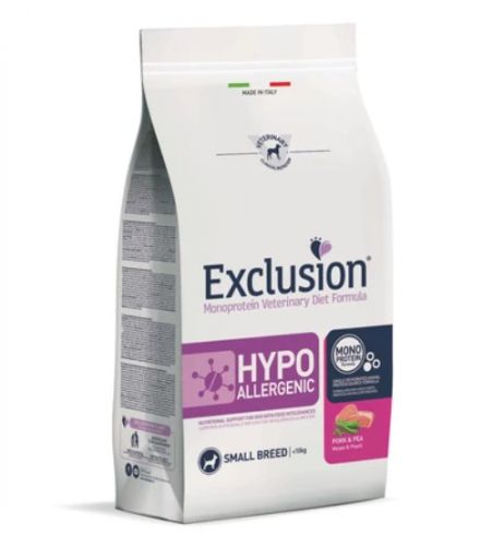 Exclusion Hypoallergenic Pork & Pea Small Breed száraz kutyatáp  2 kg